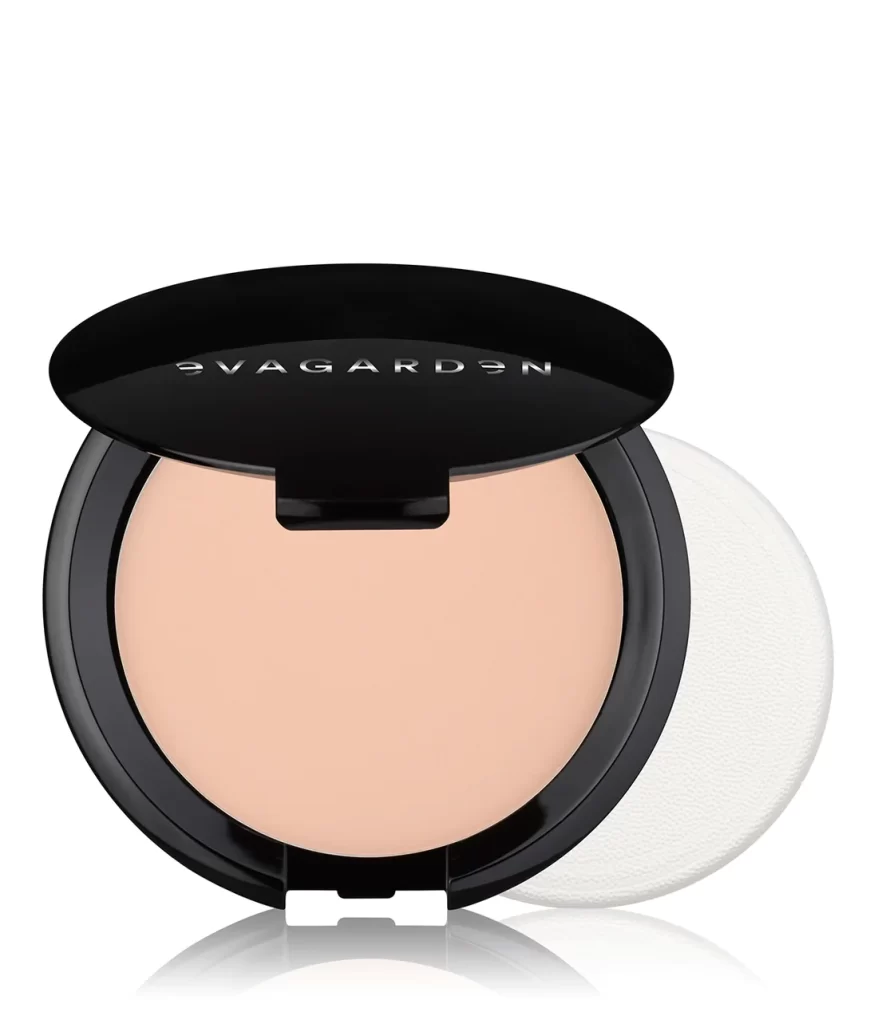 EVAGARDEN Luxury Compact Powder - sausa pudra fiksavimui