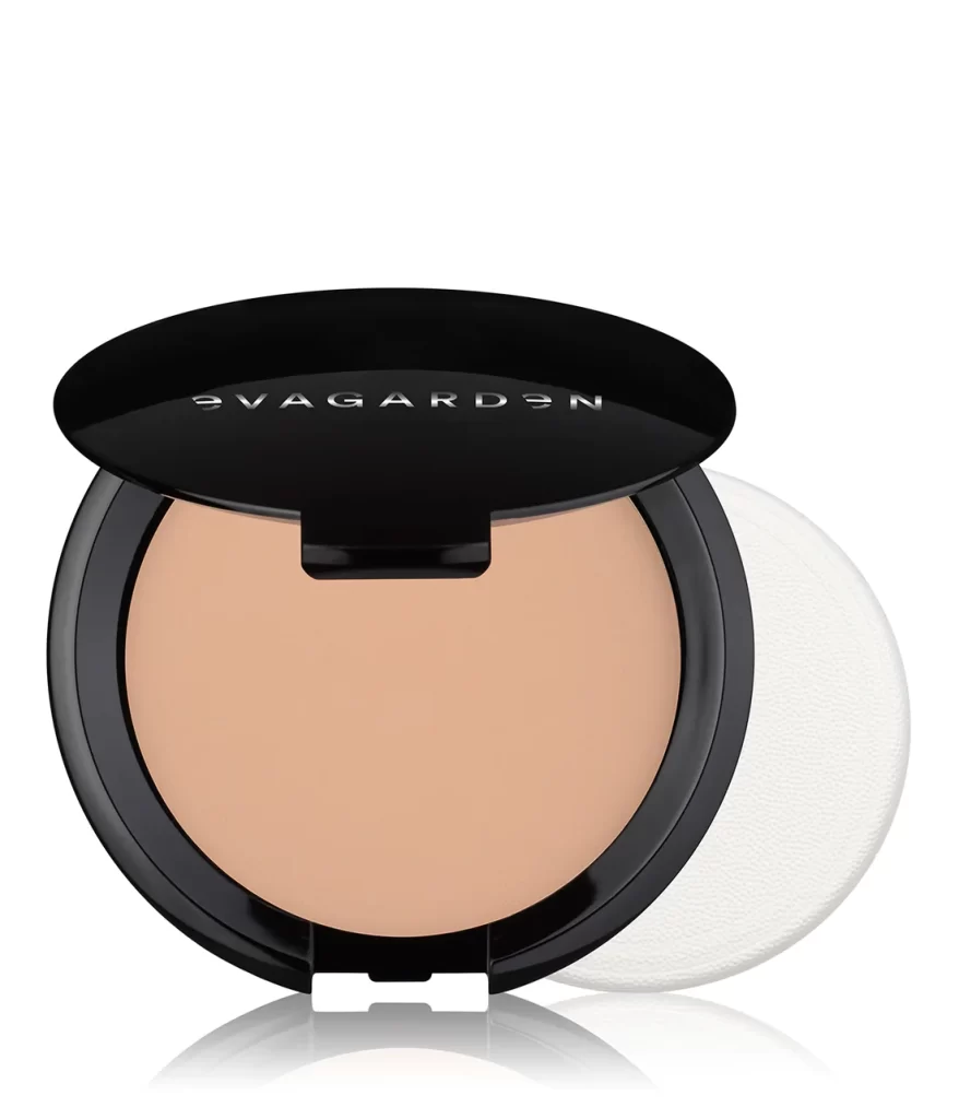 EVAGARDEN Luxury Compact Powder - sausa pudra fiksavimui