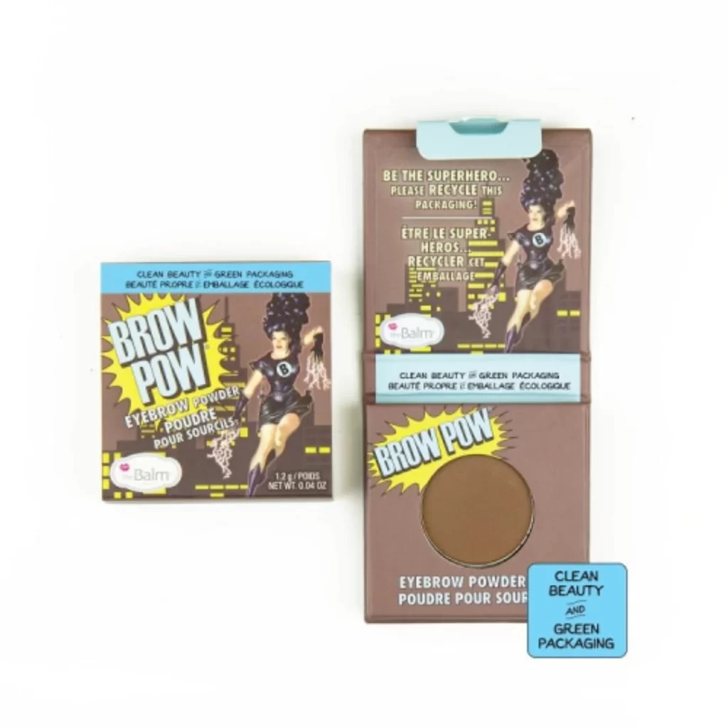 THE BALM BROW POW - EYEBROW SHADOW LIGHT BROWN1.2 G